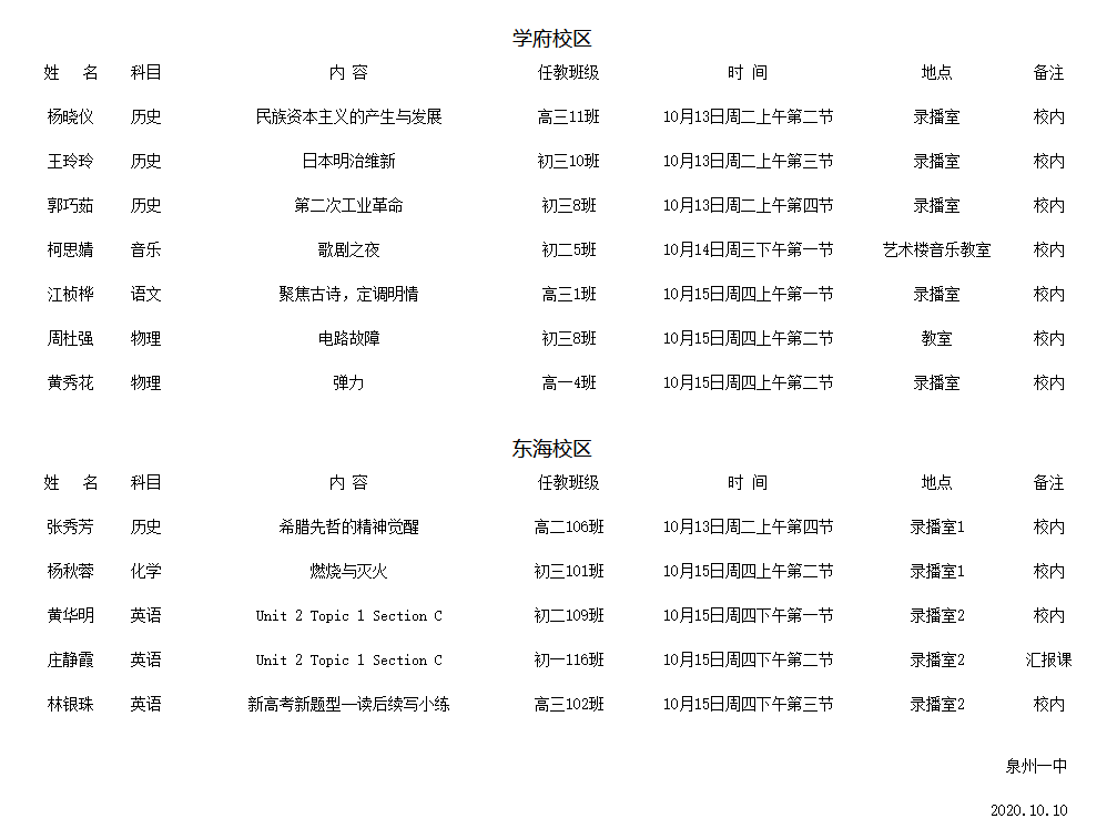 下学期第7周校内公开课时间安排.png